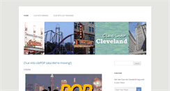 Desktop Screenshot of clueintocleveland.com