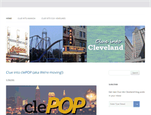 Tablet Screenshot of clueintocleveland.com